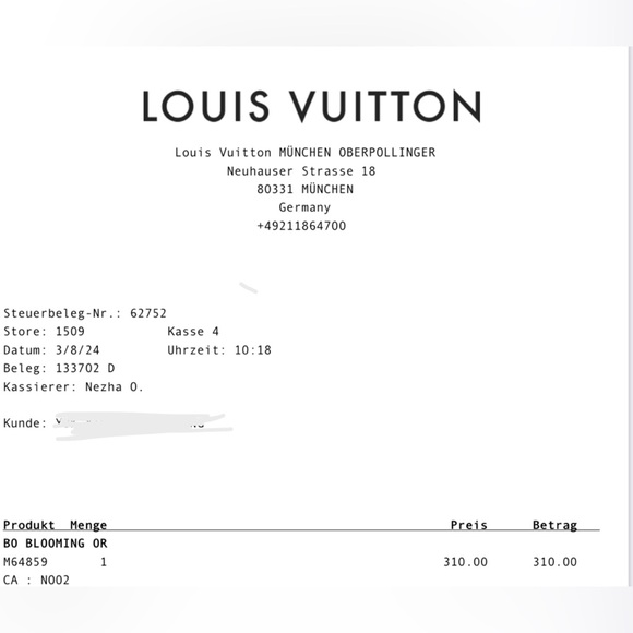 Louis vuitton earrings - Picture 3 of 3